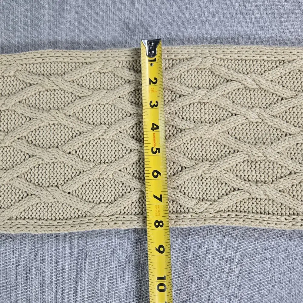 Pure Jill Womens Knit Infinity Circle Scarf EUC Coastal Beachy Classic Winter